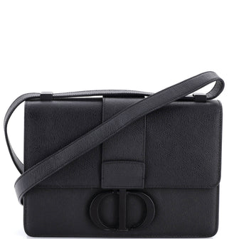 Christian Dior Ultra Matte 30 Montaigne Flap Bag Leather