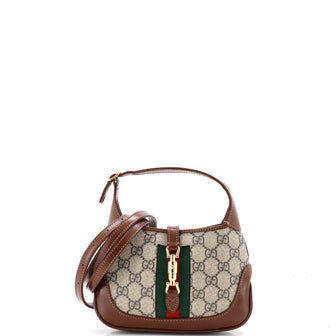 Gucci Jackie 1961 Hobo GG Coated Canvas Mini