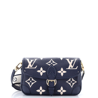 Louis Vuitton Diane NM Handbag Bicolor Monogram Empreinte Giant