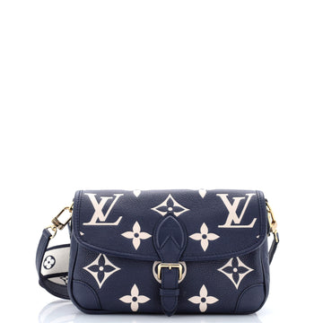 Louis Vuitton Diane NM Handbag Bicolor Monogram Empreinte Giant