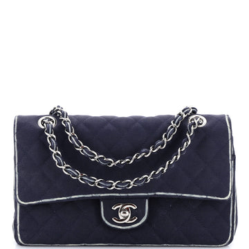 Chanel Classic Double Flap Bag Quilted Grosgrain Medium