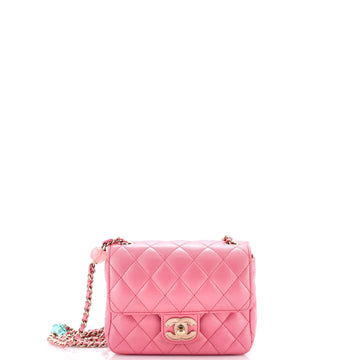 Chanel Candy Heart Flap Bag Quilted Lambskin Mini