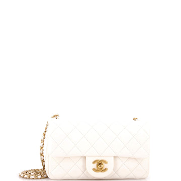 Chanel Pearl Crush Flap Bag Quilted Lambskin Mini
