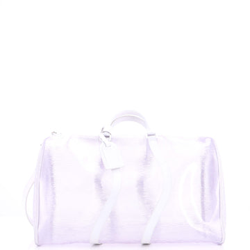 Louis Vuitton Keepall Bandouliere Bag Limited Edition Epi Plage PVC 50
