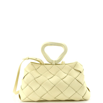 Bottega Veneta Grasp Top Handle Bag Maxi Intrecciato Leather