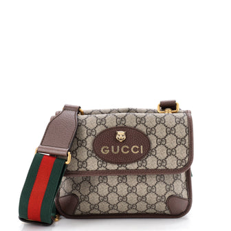 Gucci Neo Vintage Flap Messenger GG Coated Canvas Small