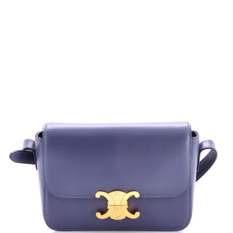 Celine Triomphe Shoulder Bag Smooth Calfskin Nano
