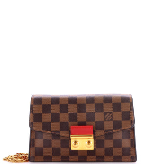 Louis Vuitton Croisette Chain Wallet NM Damier