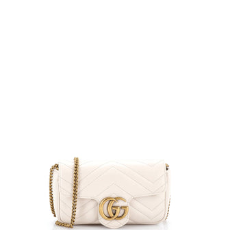 Gucci GG Marmont Flap Bag Matelasse Leather Super Mini
