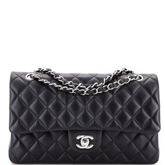 Chanel Classic Double Flap Bag Quilted Lambskin Medium