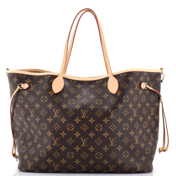 Louis Vuitton Neverfull Bandouliere Inside Out Monogram Canvas with Leather GM