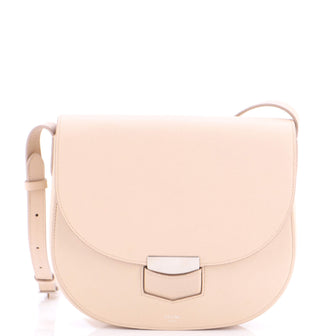 Celine Trotteur Crossbody Bag Grainy Leather Medium