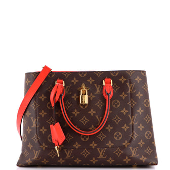 Louis Vuitton Flower Tote Monogram Canvas with Leather
