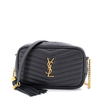 Saint Laurent Lou Camera Bag Matelasse Chevron Leather Mini