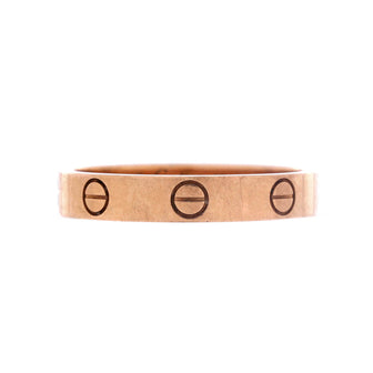 Cartier Love Wedding Band Ring 18K Rose Gold