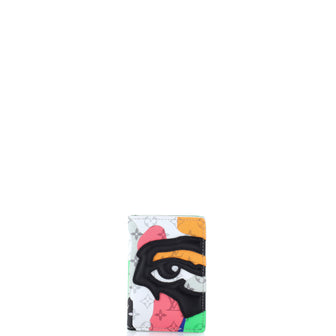Louis Vuitton Pocket Organizer Limited Edition Monogram Portrait Canvas