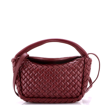 Bottega Veneta Cobble Top Handle Bag Padded Intrecciato Leather Small