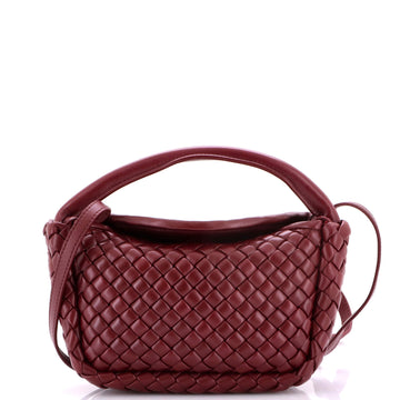 Bottega Veneta Cobble Top Handle Bag Padded Intrecciato Leather Small