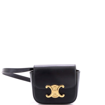 Celine Claude Shoulder Bag Leather Mini