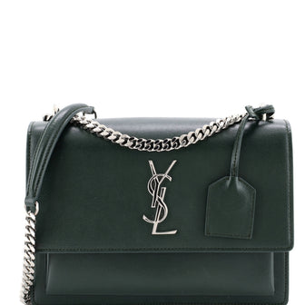 Saint Laurent Sunset Crossbody Bag Leather Medium