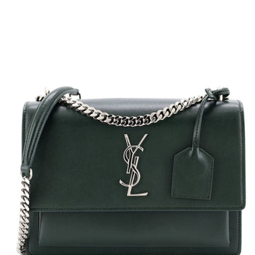 Saint Laurent Sunset Crossbody Bag Leather Medium