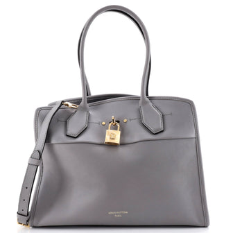 Louis Vuitton City Steamer Soft Handbag Leather MM