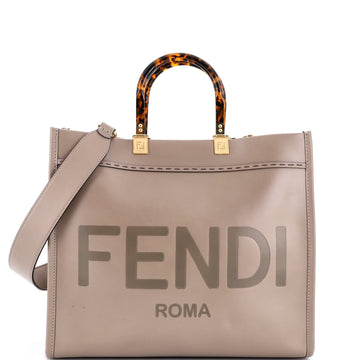 Fendi Sunshine Shopper Tote Leather Medium
