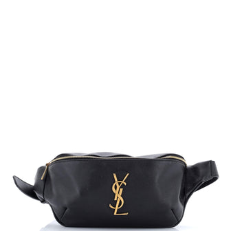 Saint Laurent Classic Monogram Belt Bag Leather
