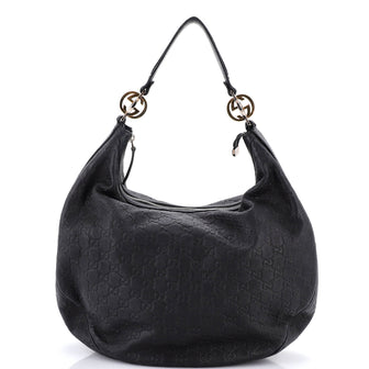 Gucci Twins Hobo Guccissima Leather Large