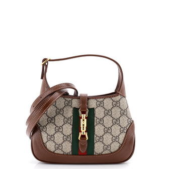 Gucci Jackie 1961 Hobo GG Coated Canvas Mini
