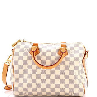 Louis Vuitton Speedy Bandouliere Bag Damier 25