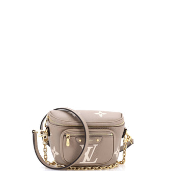 Louis Vuitton Bum Bag Bicolor Monogram Empreinte Giant Mini