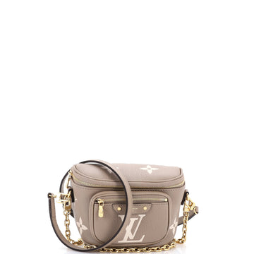 Louis Vuitton Bum Bag Bicolor Monogram Empreinte Giant Mini