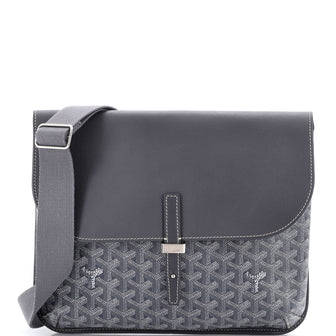 Goyard Coursier Messenger Bag Coated Canvas and Leather