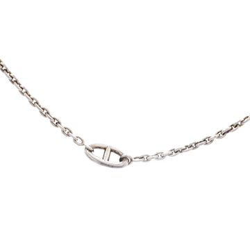 Hermes Farandole Long Necklace Sterling Silver 160