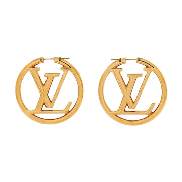 Louis Vuitton Louise Hoop Earrings Metal GM