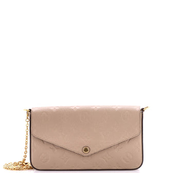 Louis Vuitton Felicie Pochette Monogram Empreinte Leather
