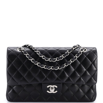Chanel Vintage Classic Double Flap Bag Quilted Lambskin Medium