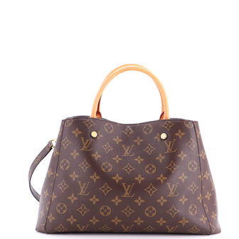 Louis Vuitton Montaigne Handbag Monogram Canvas MM
