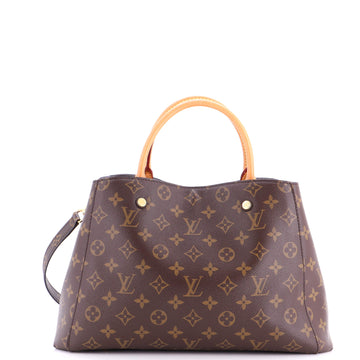 Louis Vuitton Montaigne Handbag Monogram Canvas MM