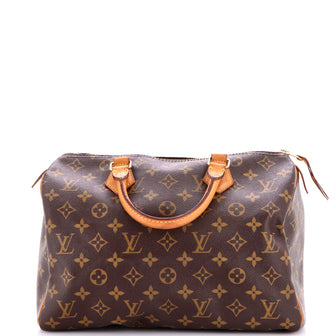 Louis Vuitton Speedy Handbag Monogram Canvas 30