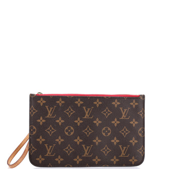 Louis Vuitton Neverfull Pochette Monogram Canvas Large