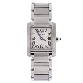 Cartier Tank Francaise Quartz Watch Stainless Steel 20