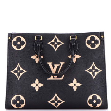 Louis Vuitton OnTheGo Tote Bicolor Monogram Empreinte Giant MM