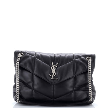 Saint Laurent Loulou Puffer Shoulder Bag Quilted Leather Medium