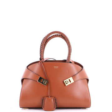 Salvatore Ferragamo Hug Top Handle Bag Leather Small