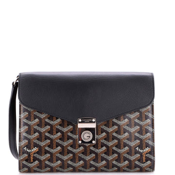 Goyard Chypre Wallet on Strap Coated Canvas with Leather