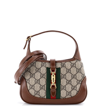 Gucci Jackie 1961 Hobo GG Coated Canvas Mini