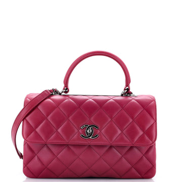 Chanel Trendy CC Top Handle Bag Quilted Lambskin Medium