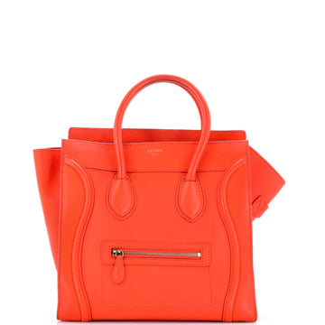 Celine Luggage Bag Smooth Leather Mini